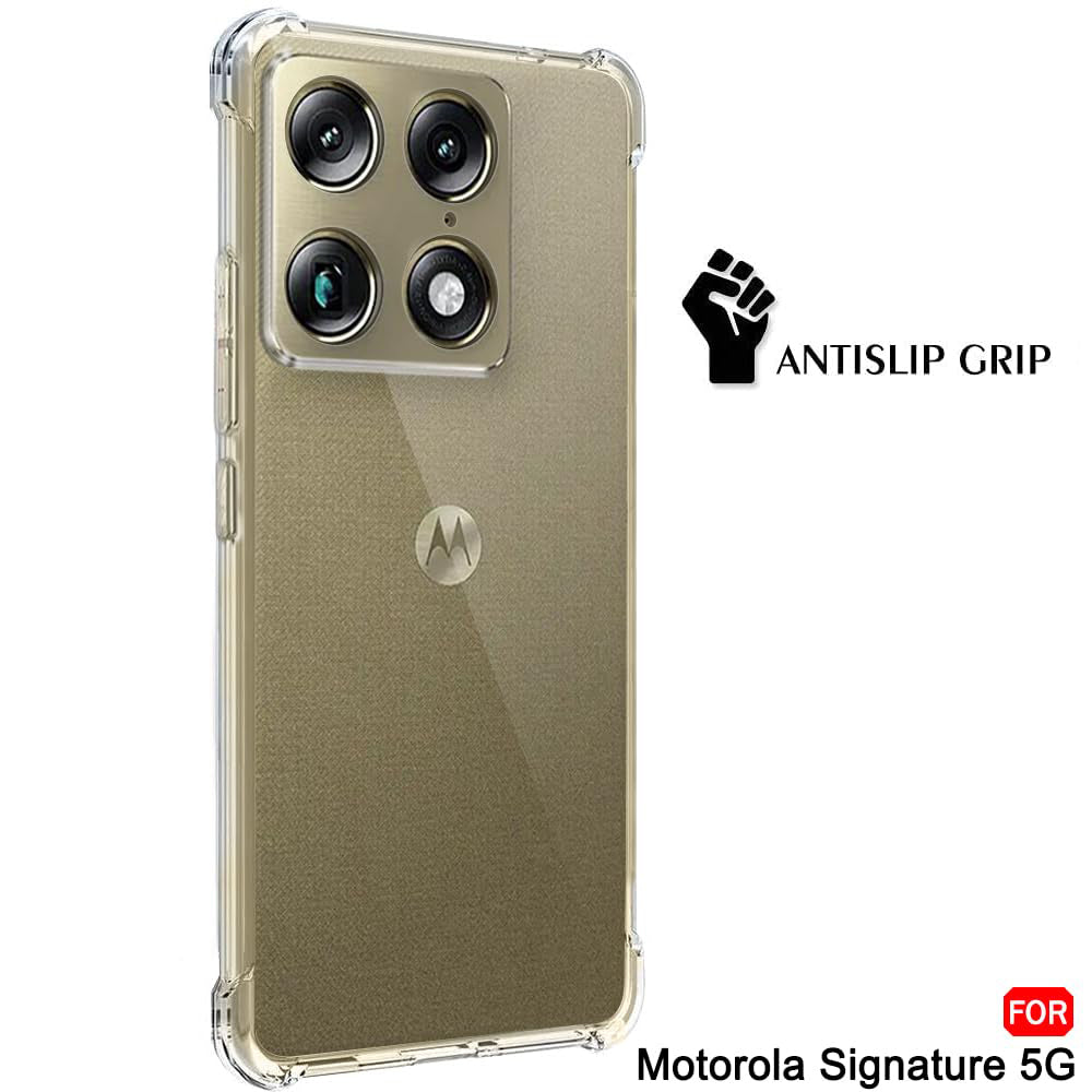 Kotelo Motorola Edge 70 Ultra / Signature, Techsuit, Iskunkestävä Läpinäkyvä, Läpinäkyvä