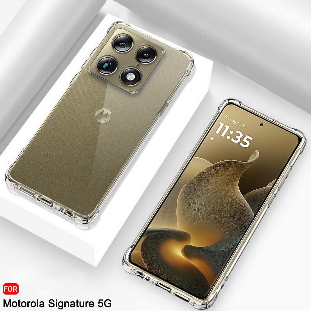 Kotelo Motorola Edge 70 Ultra / Signature, Techsuit, Iskunkestävä Läpinäkyvä, Läpinäkyvä
