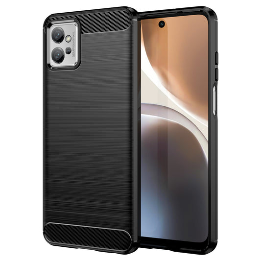 Suojakuori Motorola Moto G56:lle, OEM, Carbon Pro, Musta