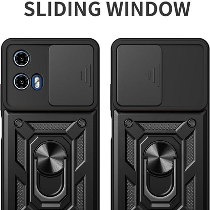 Kuori Motorola Moto G15 / G15 Power -puhelimelle, Techsuit, CamShield, Musta