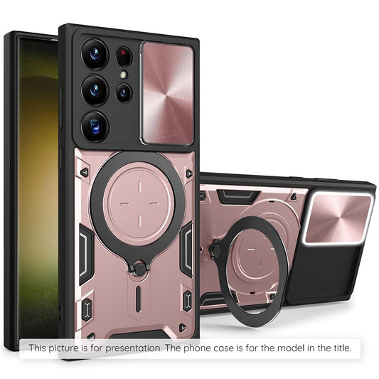 Case for Motorola Moto E15 / G05, Techsuit, CamGuard Pro, Rose Gold