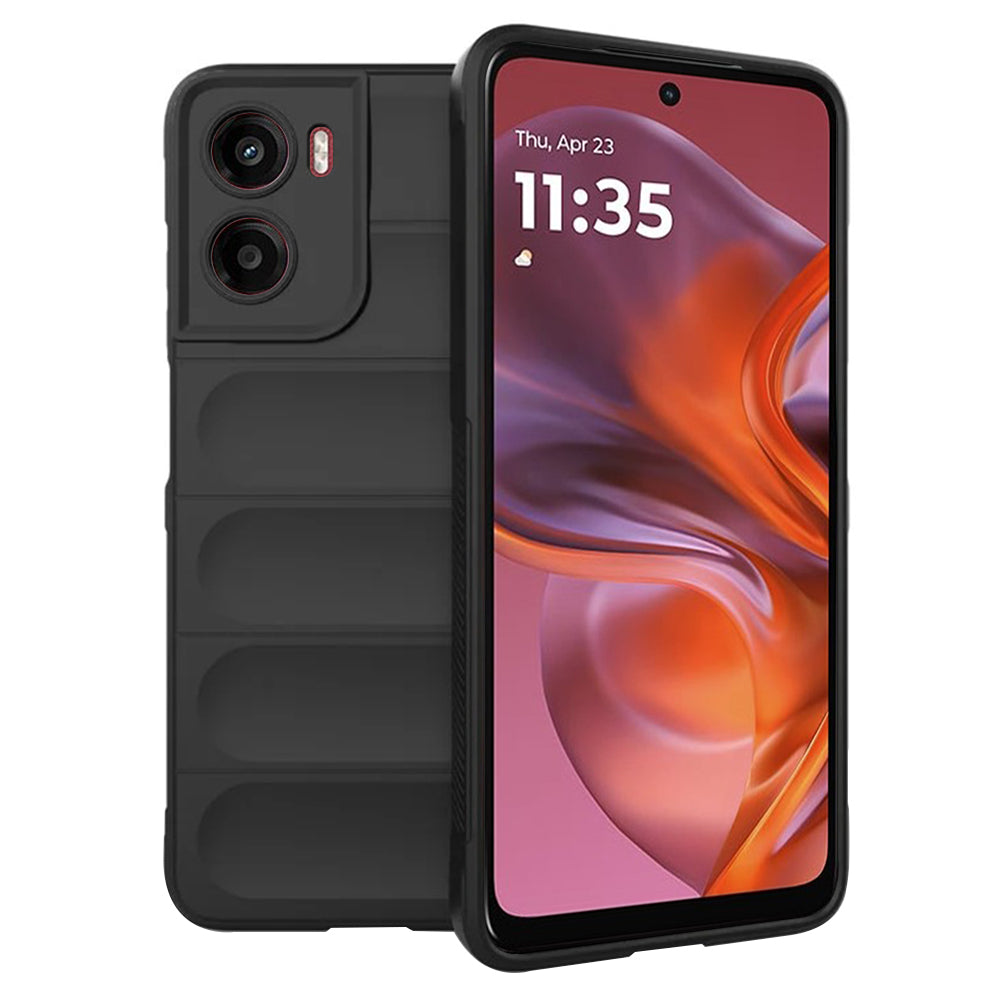 Suojakuori Motorola Moto E15 / G05:lle, Techsuit, Magic Shield, Musta
