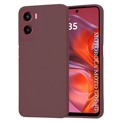 Suojakuori Motorola Moto E15 / G05:lle, Techsuit, SoftFlex, Viininpunainen