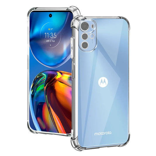 Kuori Motorola Moto E32s / E32 / G22 -puhelimelle, Techsuit, Iskunkestävä Kirkas, Läpinäkyvä