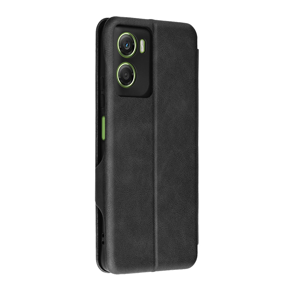 Kotelo Motorola Moto G06:lle, Techsuit, Safe Wallet Plus, Musta