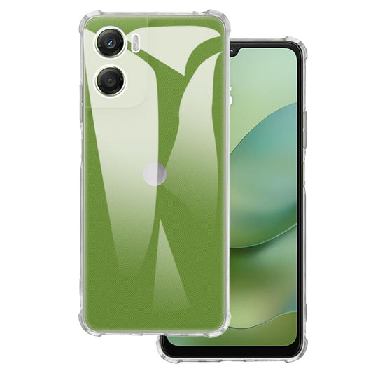 Kuori Motorola Moto G06:lle, Techsuit, Iskunkestävä Kirkas, Läpinäkyvä