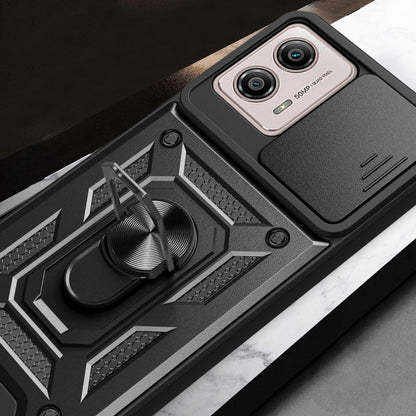 Kotelo Motorola Moto G13 / G23 / G53:lle, Techsuit, CamShield, Musta