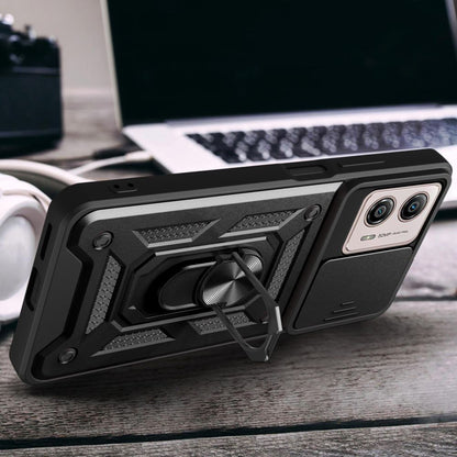 Kotelo Motorola Moto G13 / G23 / G53:lle, Techsuit, CamShield, Musta