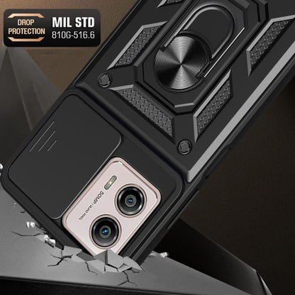 Kotelo Motorola Moto G13 / G23 / G53:lle, Techsuit, CamShield, Musta