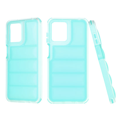 Case for Motorola Moto G13 / G23 / G53, Techsuit, Wave Shield, Turquoise