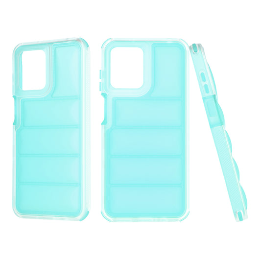 Kuori Motorola Moto G13 / G23 / G53:lle, Techsuit, Wave Shield, Turkoosi