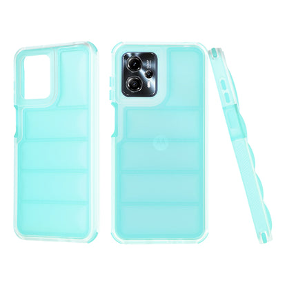 Case for Motorola Moto G13 / G23 / G53, Techsuit, Wave Shield, Turquoise