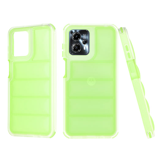 Kuori Motorola Moto G13 / G23 / G53:lle, Techsuit, Wave Shield, Vihreä