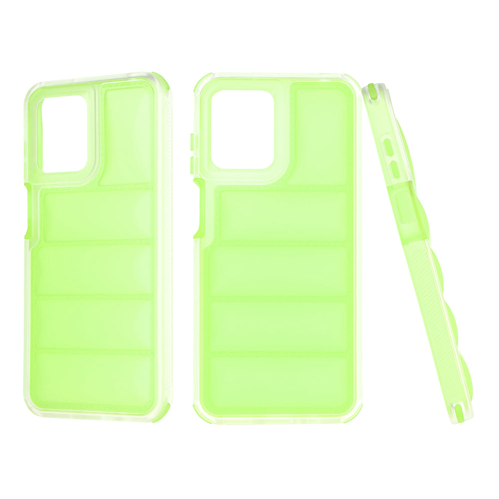 Kuori Motorola Moto G13 / G23 / G53:lle, Techsuit, Wave Shield, Vihreä
