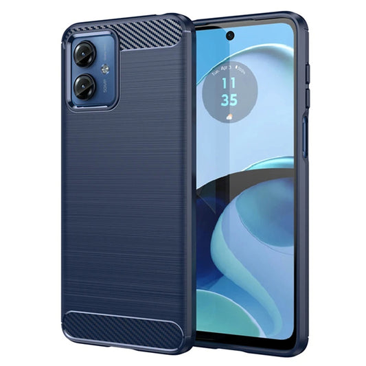 Suojakuori Motorola Moto G14:lle, Techsuit, Hiili, Sininen