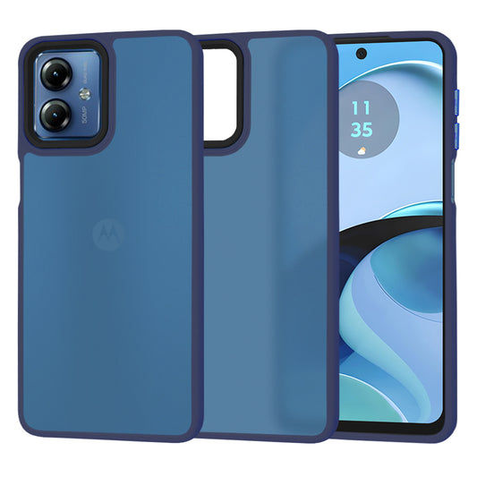 Suojakuori Motorola Moto G14:lle, Techsuit, HaloFrost, Laivastonsininen