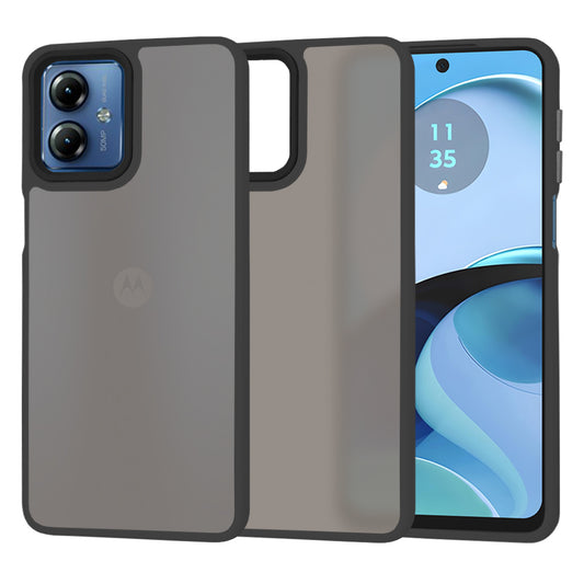 Kuori Motorola Moto G14:lle, Techsuit, HaloFrost, Musta