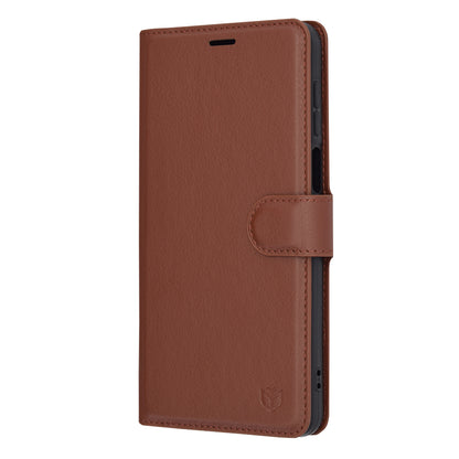 Case for Motorola Moto G14, Techsuit, Leather Folio, Brown