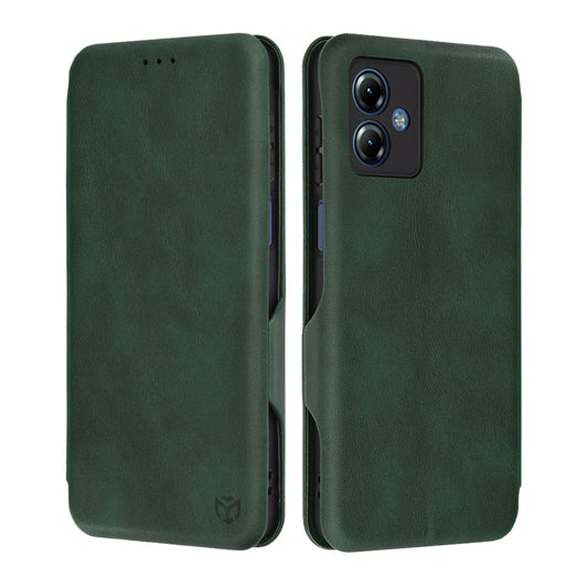 Kuori Motorola Moto G14:lle, Techsuit, Safe Wallet Plus, Vihreä