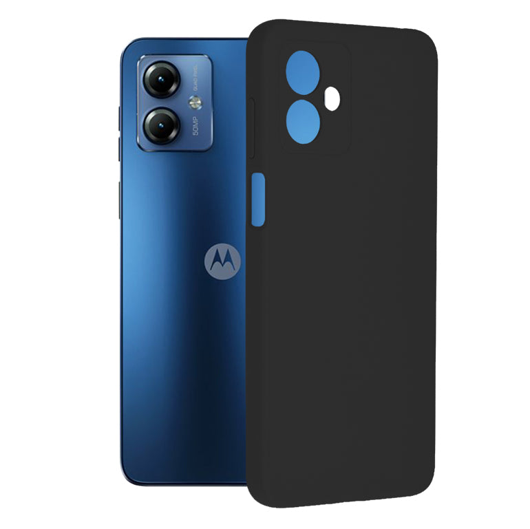 Kuori Motorola Moto G14:lle, Techsuit, Soft Edge, Musta