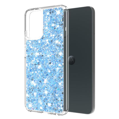 Kuori Motorola Moto G14:lle, Techsuit, Kimaltava Glitter, Sininen