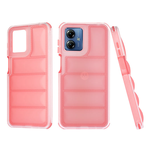 Kuori Motorola Moto G14:lle, Techsuit, Wave Shield, Punainen