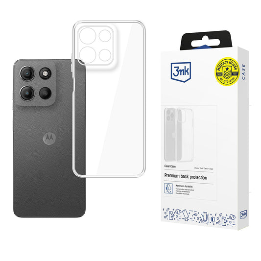Kuori Motorola Moto G15 / G15 Power, 3MK, Kirkas, Läpinäkyvä