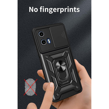 Kuori Motorola Moto G15 / G15 Power -puhelimelle, Techsuit, CamShield, Musta
