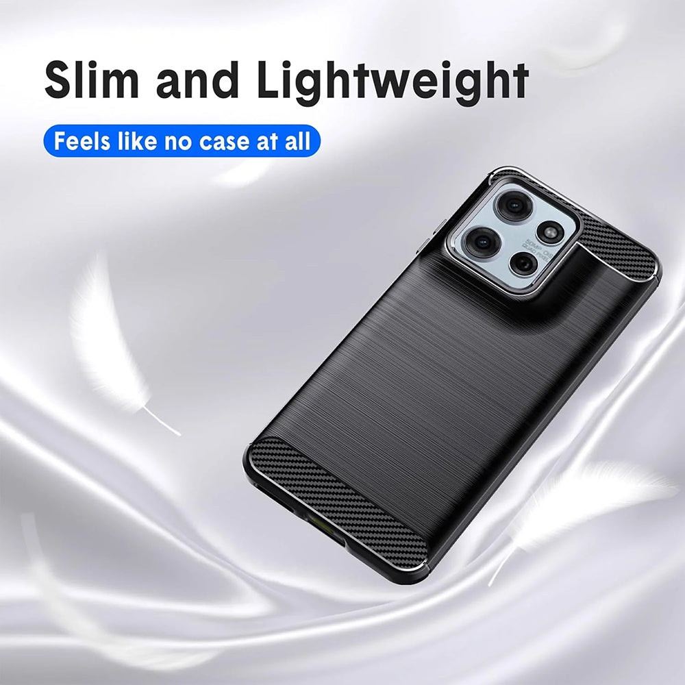 Suojakuori Motorola Moto G15 / G15 Power, Techsuit, Hiili, Musta