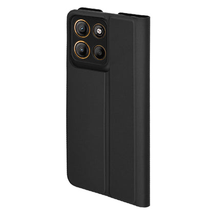 Kuori Motorola Moto G15 / G15 Power -puhelimelle, Techsuit, Magskin Book, Musta