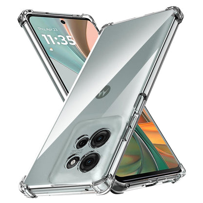 Case for Motorola Moto G15 / G15 Power, Techsuit, Shockproof Clear, Transparent