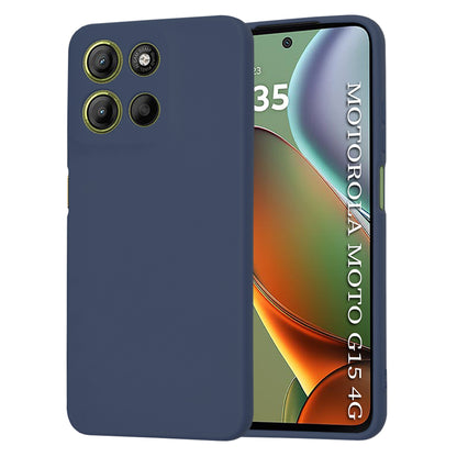 Suojakuori Motorola Moto G15 / G15 Power, Techsuit, SoftFlex, Laivastonsininen