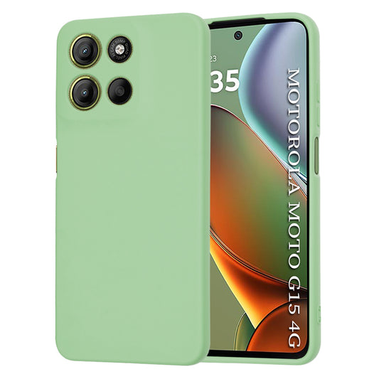 Suojakuori Motorola Moto G15 / G15 Power, Techsuit, SoftFlex, Vaaleanvihreä