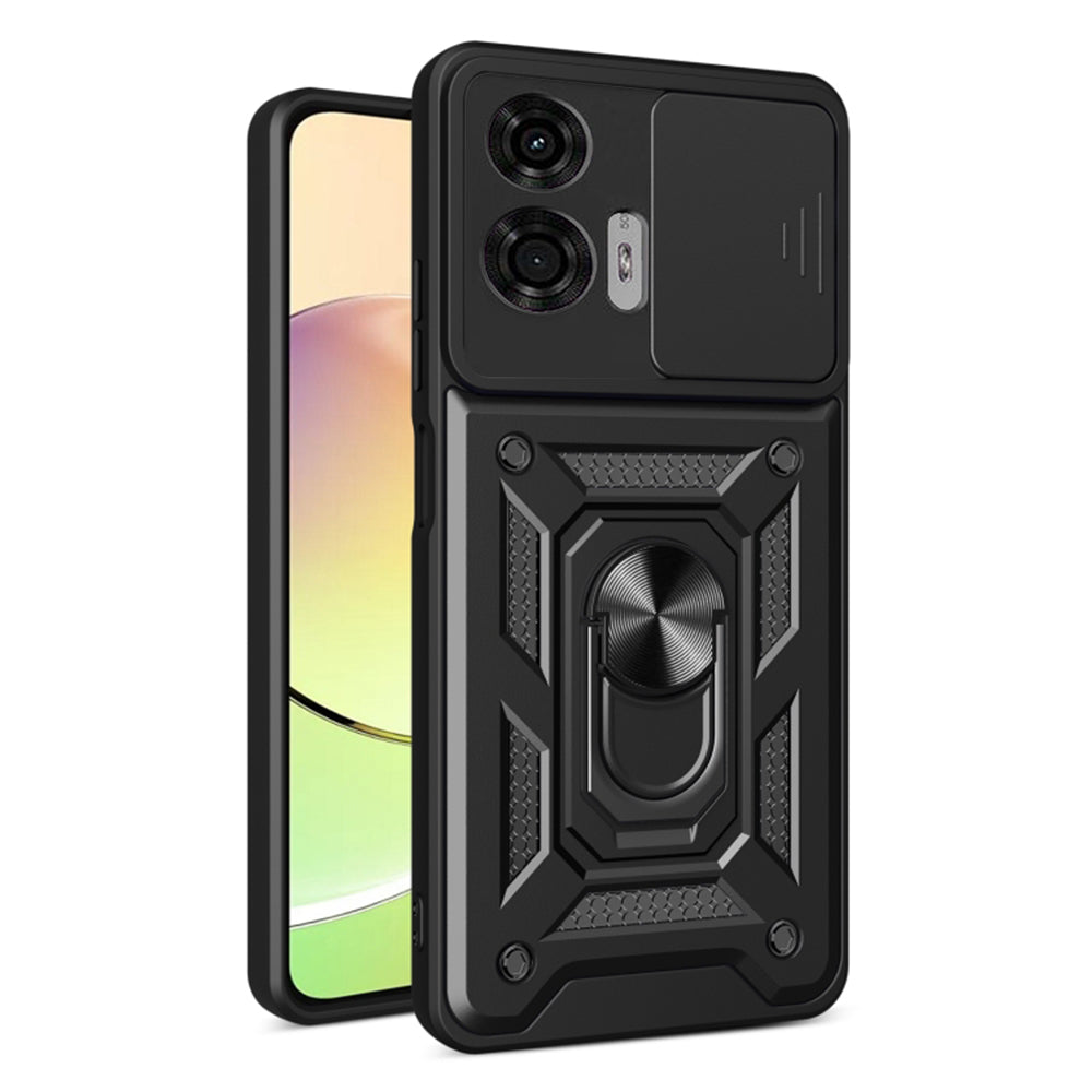 Suojakuori Motorola Moto G24 Powerlle, Techsuit, CamShield, Musta