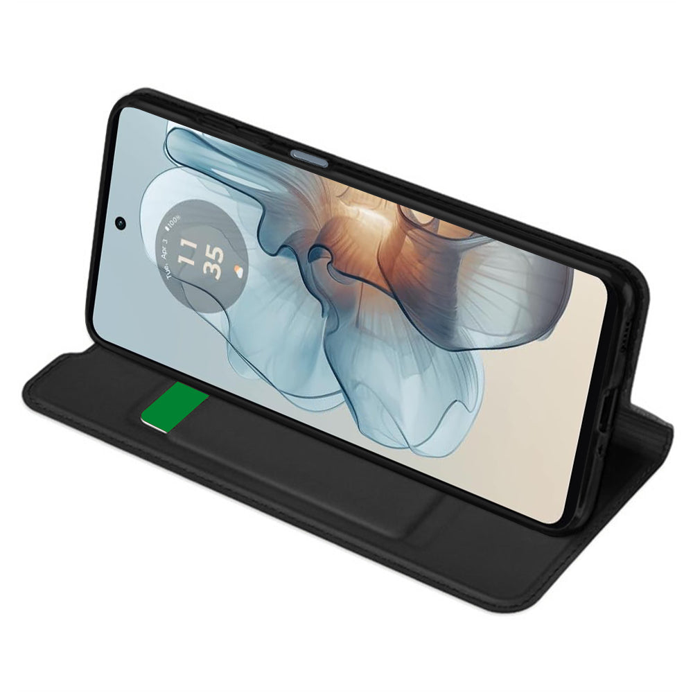 Suojakuori Motorola Moto G24 Powerlle, Techsuit, Magskin Book, Musta