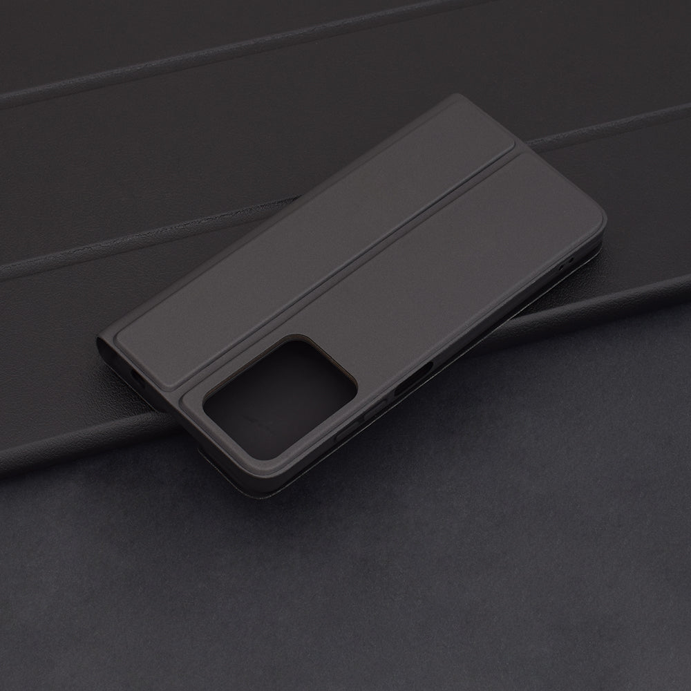 Suojakuori Motorola Moto G24 Powerlle, Techsuit, Magskin Book, Musta