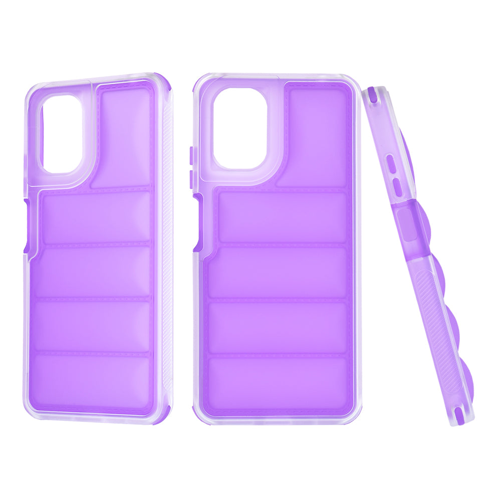 Suojakuori Motorola Moto G24 Powerlle, Techsuit, Wave Shield, Violetti