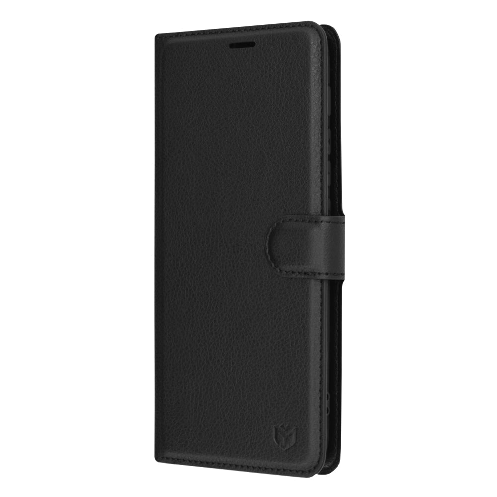 Kotelo Motorola Moto G30 / G20 / G10:lle, Techsuit, nahkainen folio, musta