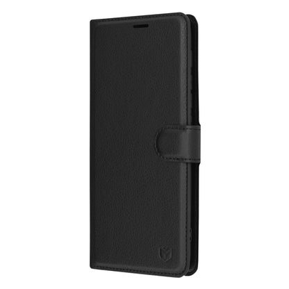 Kotelo Motorola Moto G30 / G20 / G10:lle, Techsuit, nahkainen folio, musta