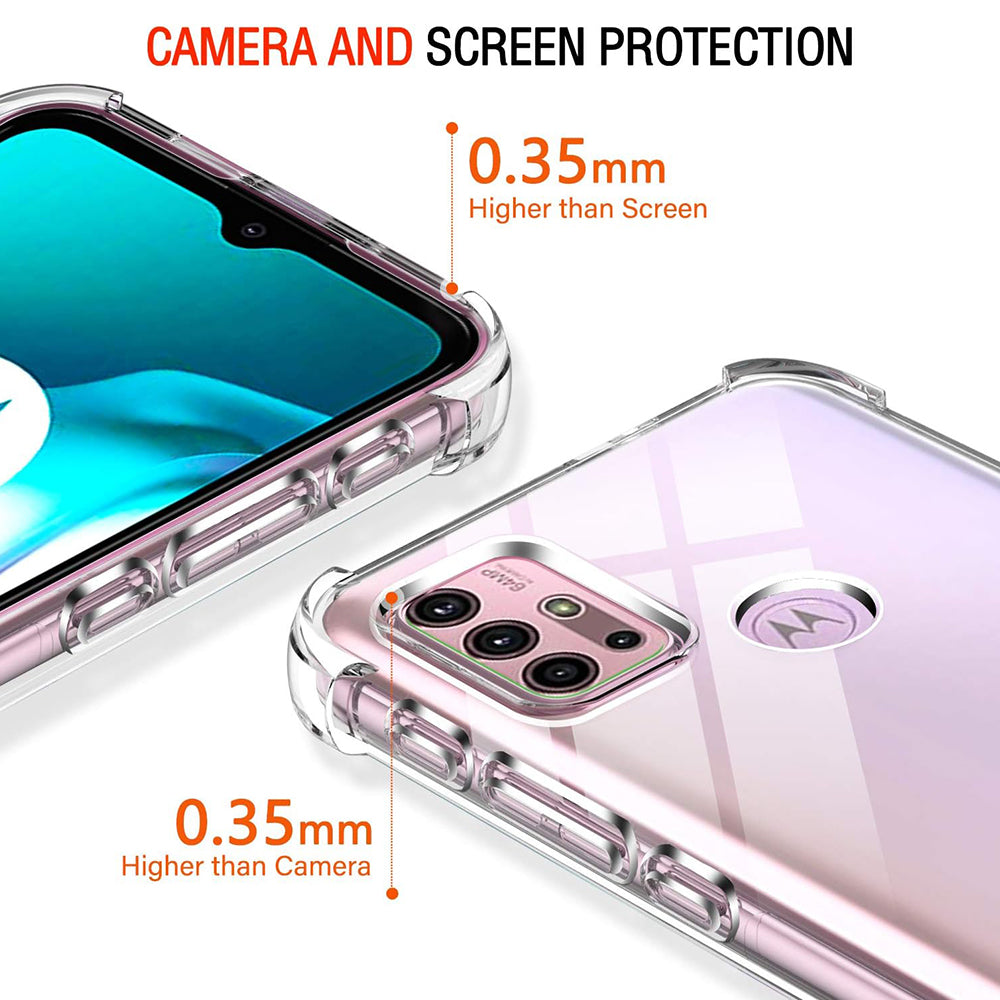 Suojakuori Motorola Moto G30 / G20 / G10:lle, Techsuit, Iskunkestävä Kirkas, Läpinäkyvä