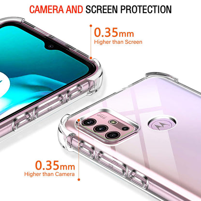 Suojakuori Motorola Moto G30 / G20 / G10:lle, Techsuit, Iskunkestävä Kirkas, Läpinäkyvä