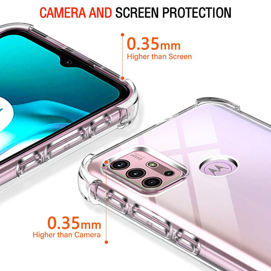 Suojakuori Motorola Moto G30 / G20 / G10:lle, Techsuit, Iskunkestävä Kirkas, Läpinäkyvä