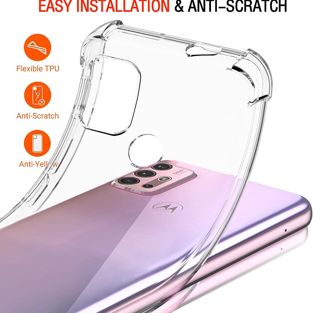 Suojakuori Motorola Moto G30 / G20 / G10:lle, Techsuit, Iskunkestävä Kirkas, Läpinäkyvä