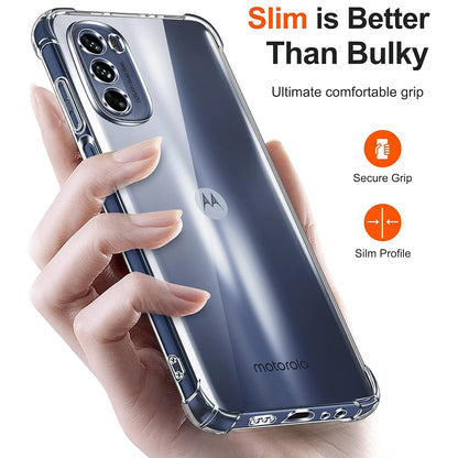 Suojakuori Motorola Moto G31 / G41:lle, Techsuit, Iskunkestävä Kirkas, Läpinäkyvä