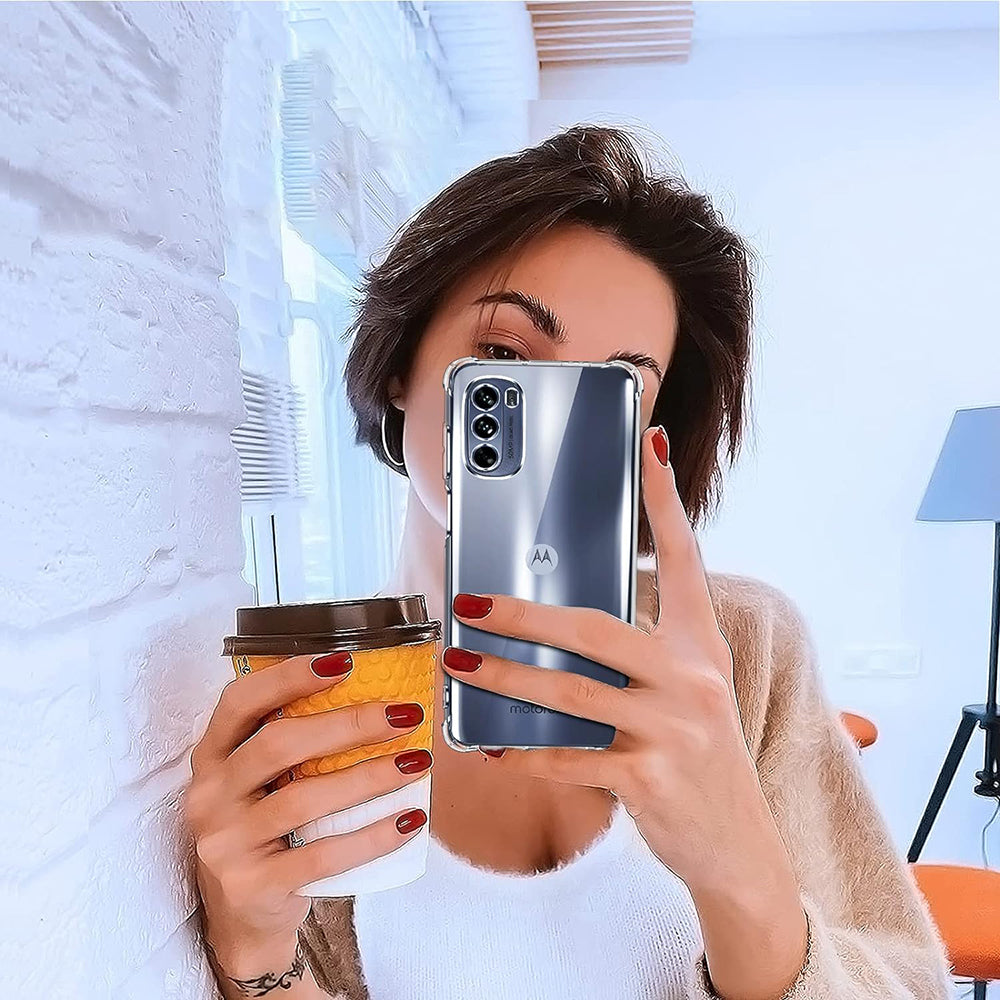 Suojakuori Motorola Moto G31 / G41:lle, Techsuit, Iskunkestävä Kirkas, Läpinäkyvä