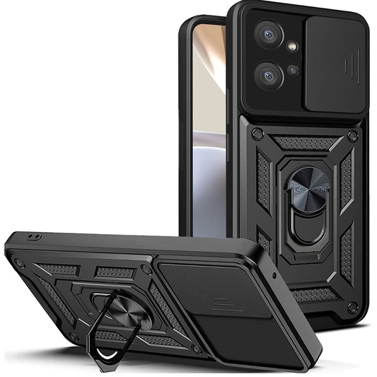Suojakuori Motorola Moto G32:lle, Techsuit, CamShield, Musta