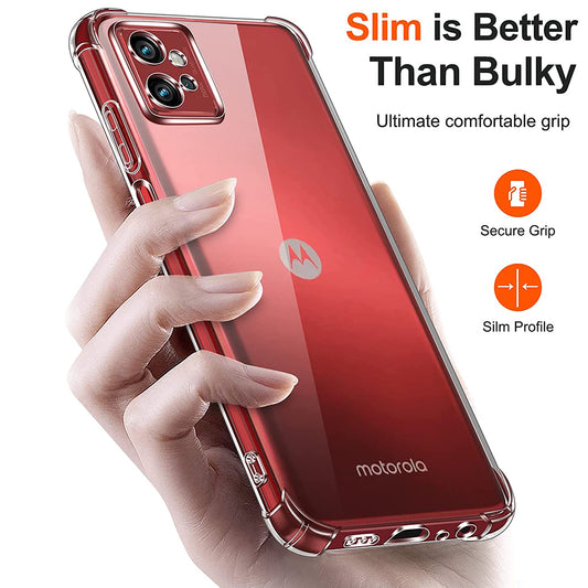 Suojakuori Motorola Moto G32:lle, Techsuit, Iskunkestävä Kirkas, Läpinäkyvä