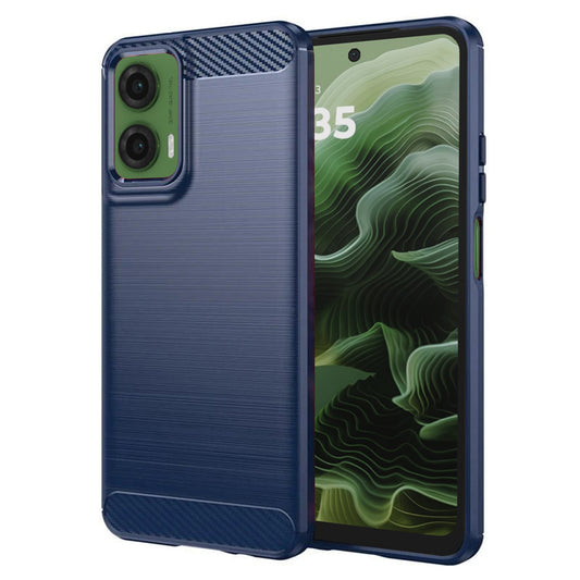 Suojakuori Motorola Moto G35:lle, Techsuit, Hiili, Sininen