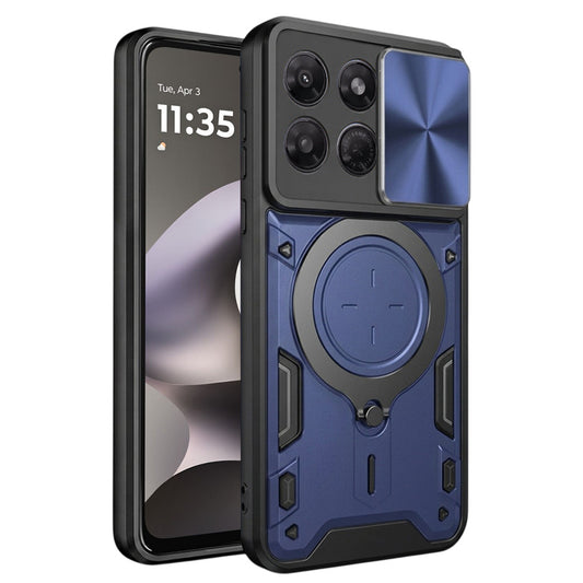 Kuori Motorola Moto G37 Power -puhelimelle, Techsuit, CamGuard Pro, Sininen