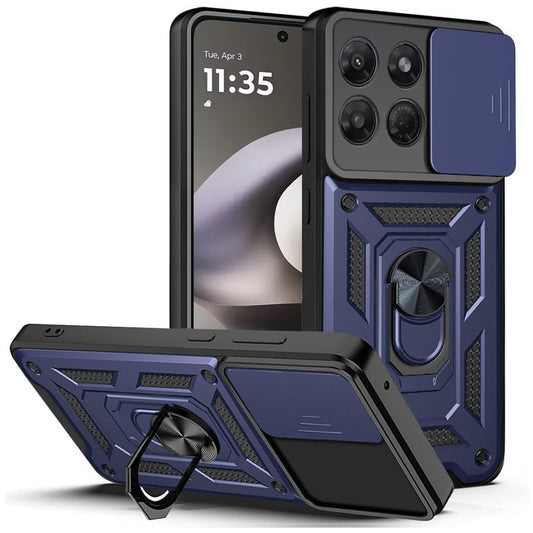 Kuori Motorola Moto G37 Power -puhelimelle, Techsuit, CamShield, Sininen